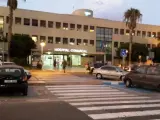 Hospital Comarcal de Melilla, lugar donde fallecieron la mujer embarazada y su bebé tras ser dada de alta anteriormente.