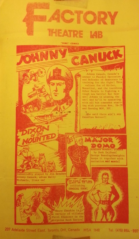 Hurray for Johnny Canuck Poster