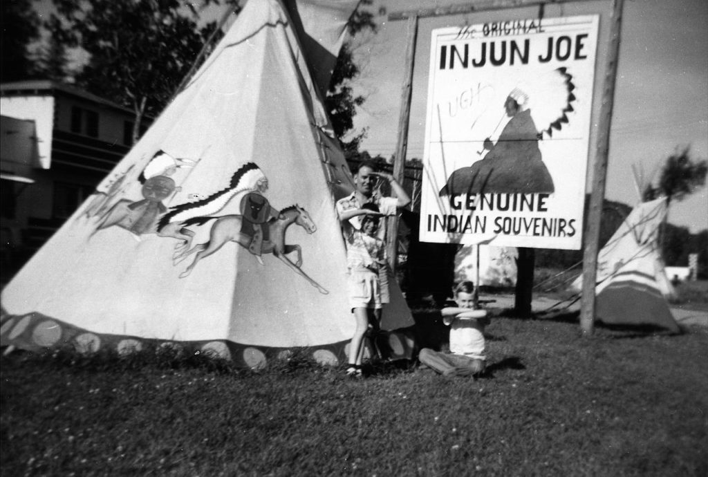 File photo of Injun Joe at his teepee.
