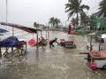 People are being evacuated from the low-lying coasts of Bangladesh as Cyclone Remal advances. (AP PHOTO)