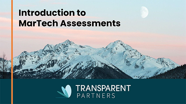 Introduction to MarTech Assessments presentation cover image