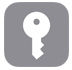 Az iCloud-jelszavak és kulcskarika funkció ikonja