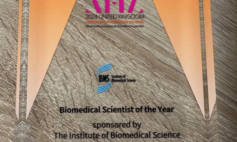 BAC Executive member awarded Biomedical Scientist of the Year 2024