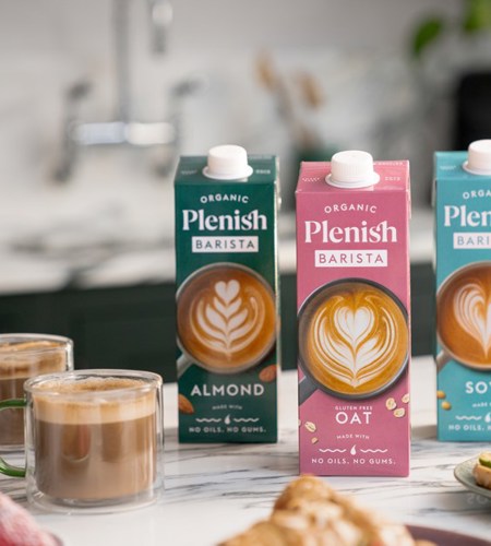 Industry first as Plenish launch UK's only Barista M*lk range free from additives