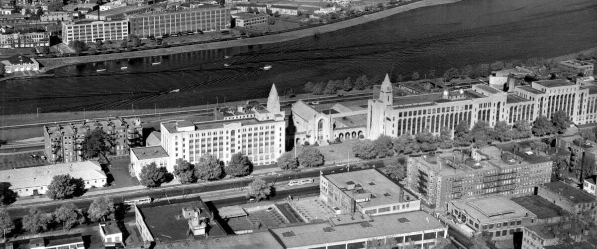 Historical photo of Boston University's campus