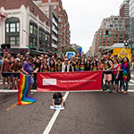 Med students at Boston's Pride Parade