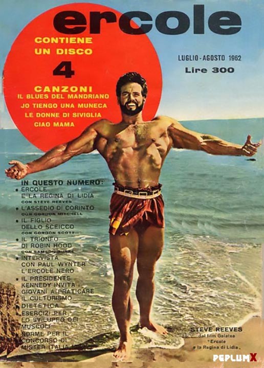 Hercules soundtrack with Steve Reeves on cover Built Report Gallery