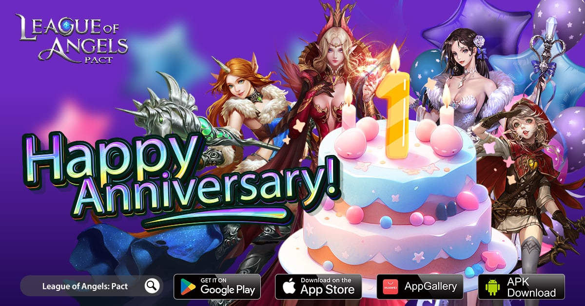 League of Angels: Pact Mobile Is Holding a Week-Long Event for its 1st Anniversary
