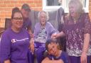 Myrtle celebrates 100th birthday with family reunion and football gifts