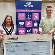 Vision Norfolk is benefitting from Broadland District Council's fundraising