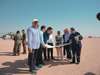 La ministre des Travaux publics et une délégation gouvernementale chinoise visitent les ports de « Moubarak Al-Kabeer », Shuwaikh et Al-Doha 