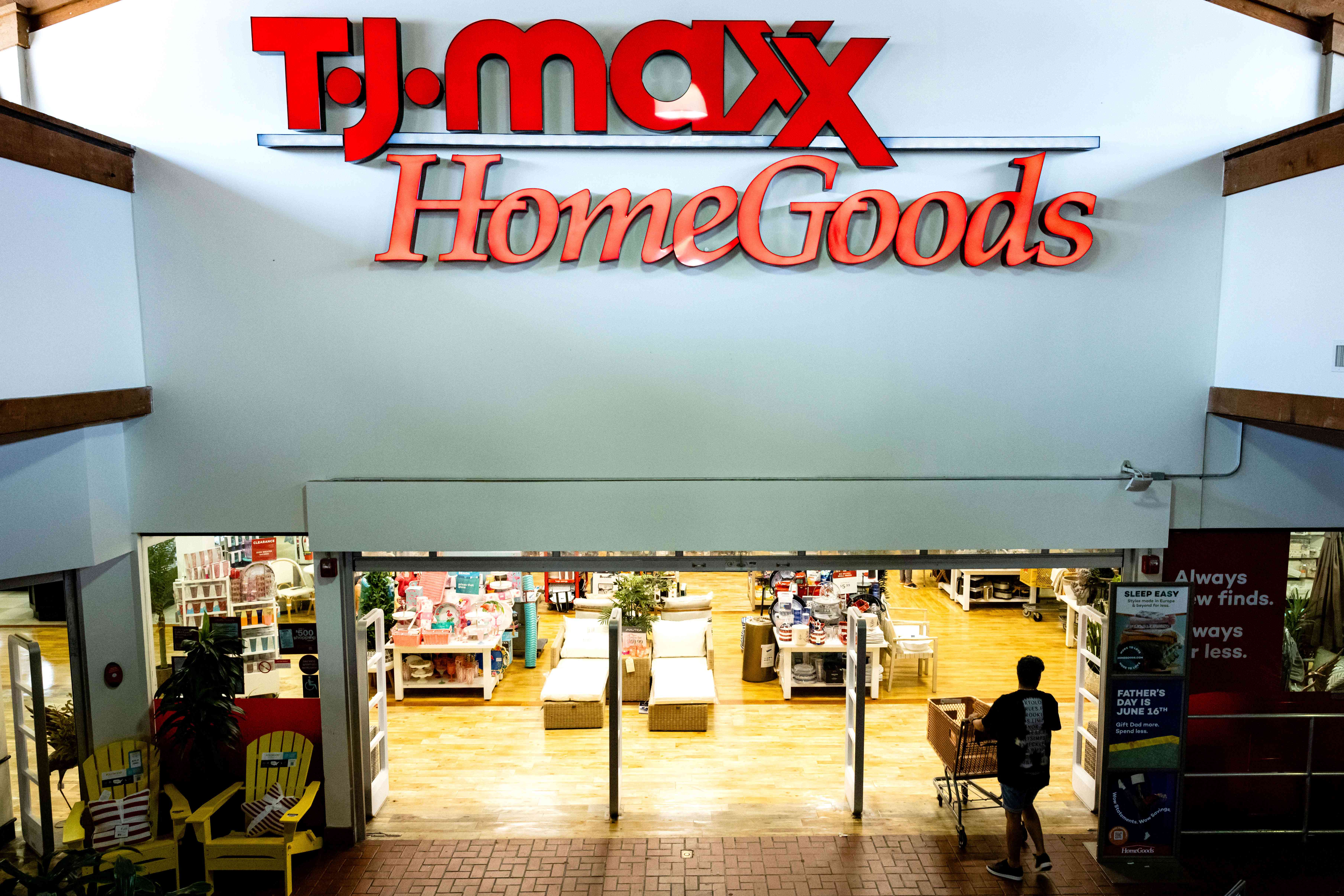 A T.J. Maxx store in Miami, Florida, on May 18, 2024