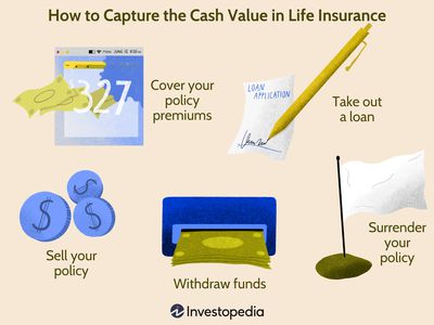chart showing how to capture the cash value in life insurance