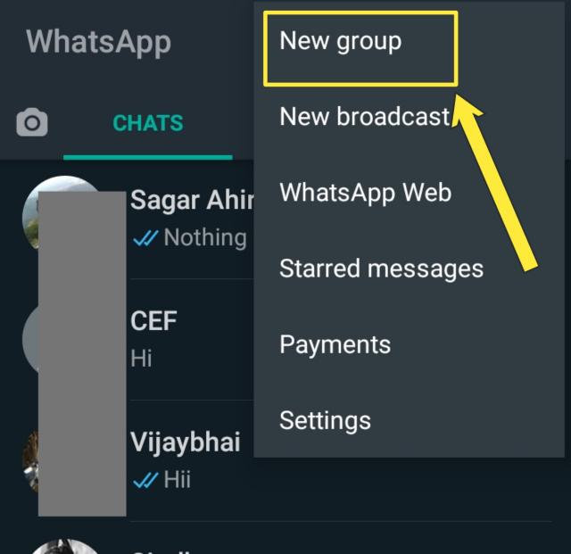 How to make a group on whatsapp