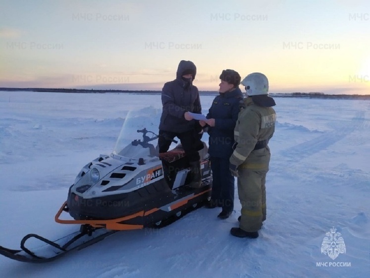 Изображение Для безопасного выезда на лед существуют официальные переправы