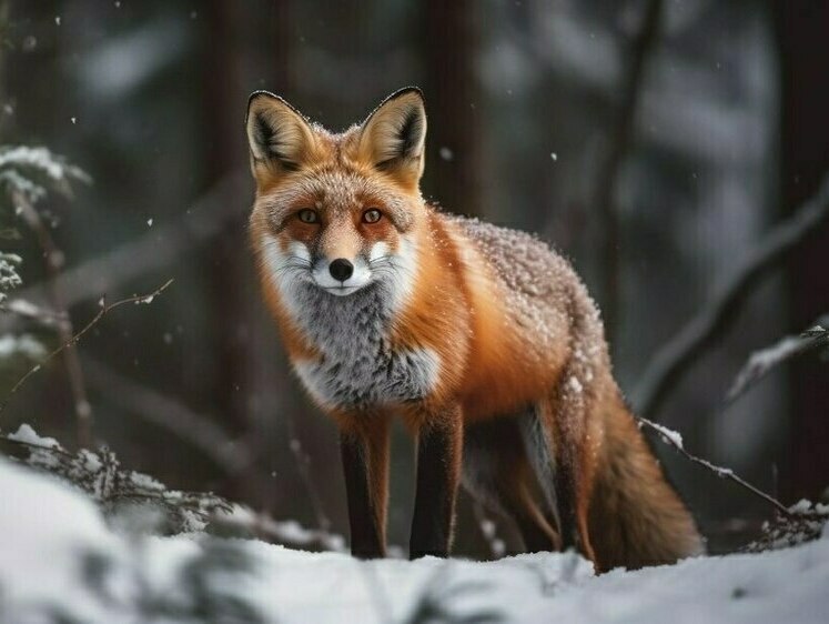 Изображение В Томской области бешеная лиса прибежала на ферму и сдохла
