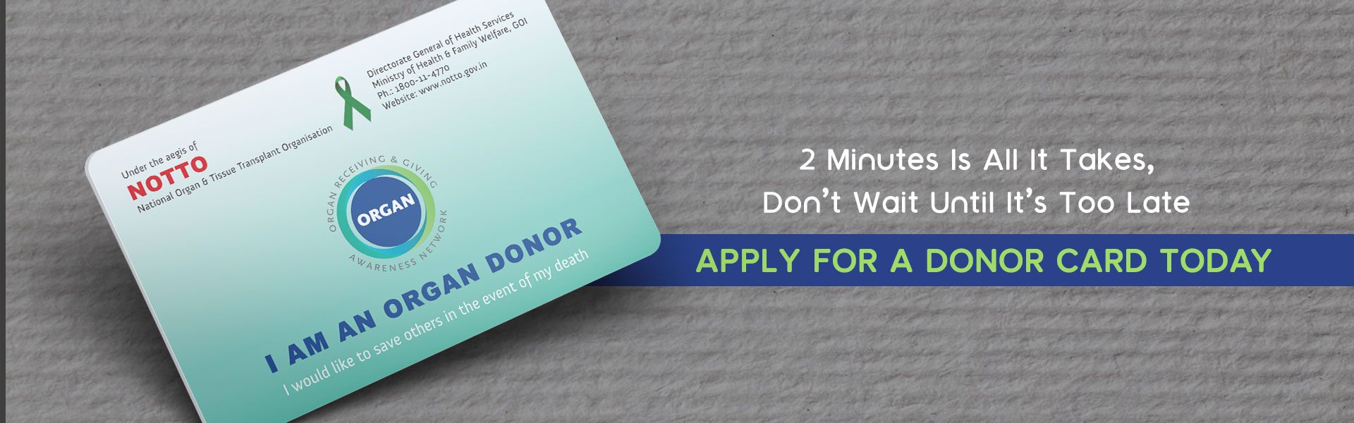 be an organ donor and claim your donor card