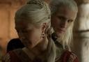 Matt Smith as Daemon and Emma D'Arcy as his wife Rhaenyra Targaryon