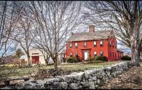red farmhouse