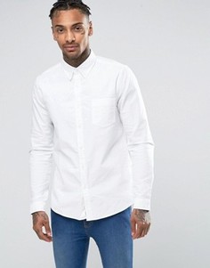 Белая оксфордская рубашка классического кроя ASOS - Белый
