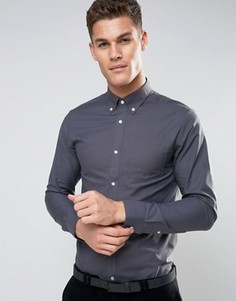 Оксфордская рубашка Jack &amp; Jones Premium - Серый