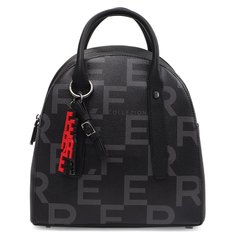 Сумка-рюкзак женская FERRE Collezioni OFD1T6 011 черная, 27х11х25 см
