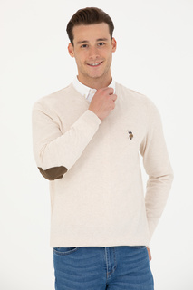 Пуловер мужской US Polo G081SZ0TK0TD03-BSK23 белый M