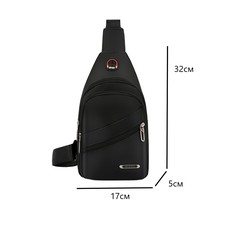 Рюкзак унисекс AGS 9904 черный, 32х17х5 см