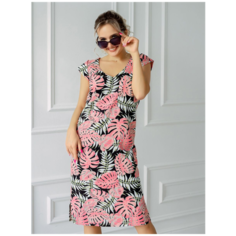 Платье Текстильный Край, размер 50, розовый