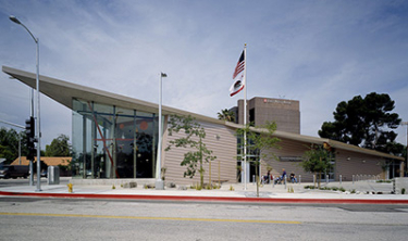 photo of library building exterior