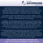Governors Respond to Discussion with Air Force Secretary Kendall on National Guard Proposal