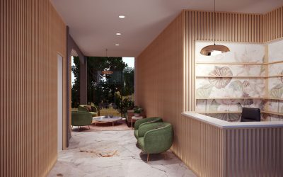 Interior Render of Odyssey Active Living, Salon 1