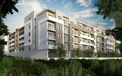 Exterior Render of Weirda Road Apartments, View 1