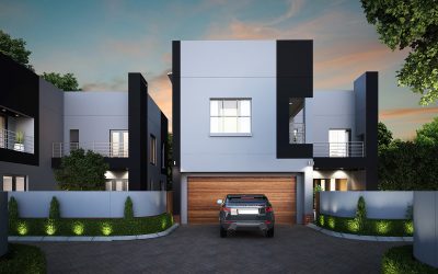 Exterior Render of Dover Road Clusters, View 2