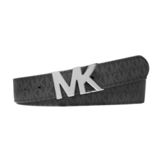 Ремень Michael Kors Reversible Logo Buckle, черный