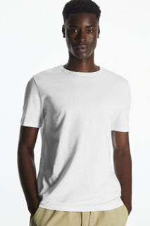 Легкая футболка обычного кроя, белый COS