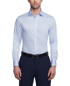 Мужская классическая рубашка из эластичного твила TH Flex Slim Fit без морщин Tommy Hilfiger