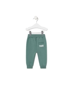 Однотонные спортивные брюки из хлопка Tous, зеленый