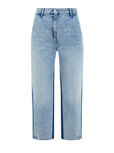 Укороченные джинсы colorblock из органического денима Karl Lagerfeld
