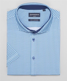 Рубашка трикотажная HENDERSON HSS-0103 BLUE