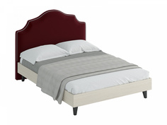 Кровать queen victoria (ogogo) красный 170x130x216 см.