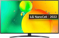 Телевизор LG 55NANO766QA.ARUB 4K UltraHD/NanoCell/60Гц/DVB-T2/DVB-C/DVB-S2/S/DVB-T2/T/DLNA/WiFi/3*HDMI/2*USB/webOS