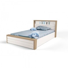 Кровати для подростков Подростковая кровать ABC-King Mix Bunny №6 c подъёмным механизмом и мягким изножьем 190х120 см