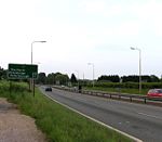 The A1 just south of Scotch Corner in 2006