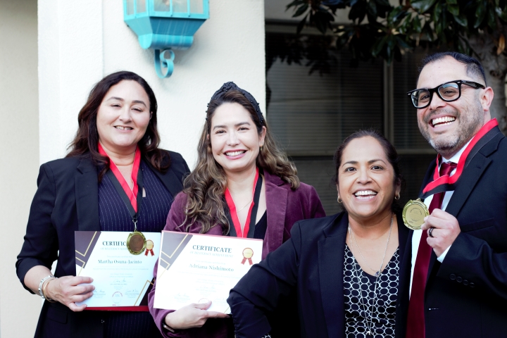 SDSU students and staff receive their University Seal of Biliteracy and Cultural Competence at 