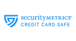 SecurityMetrics card safe certification logo