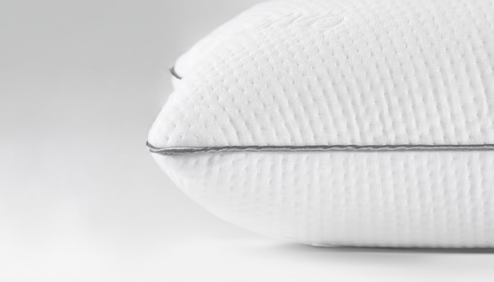 A product photo of the saatva latex pillow.