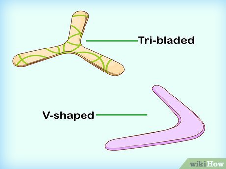 Step 2 Beginners should choose a v-shaped or a tri-bladed boomerang.