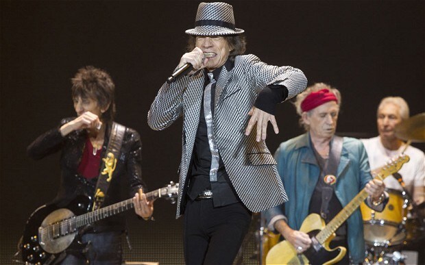 The Rolling Stones performing at O2 last year