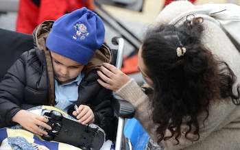  Ashya King with his mother in 2014 when he was undergoing treatment for a brain tumour